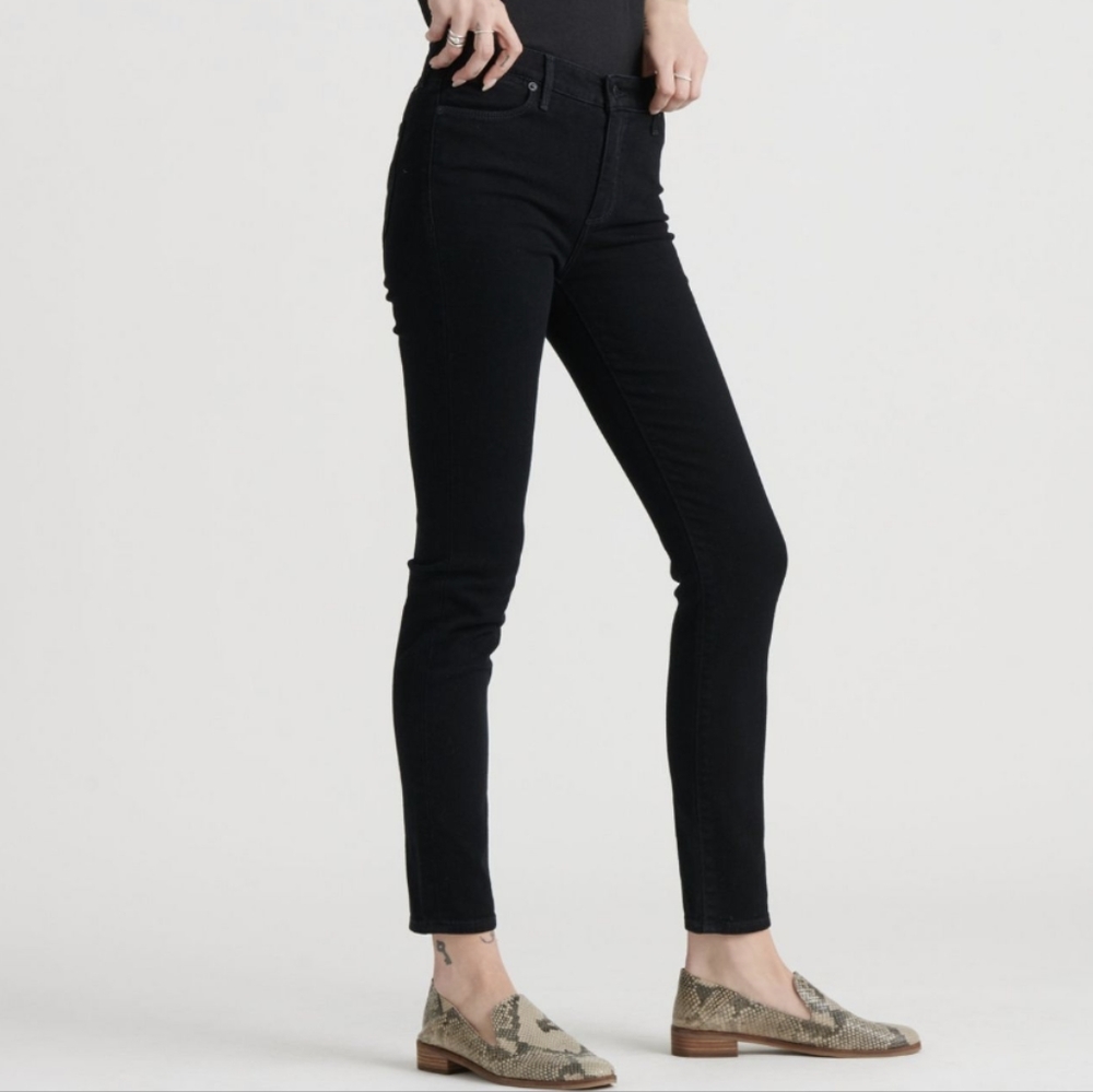 Lucky Brand Brooke black ankle skinny jeans